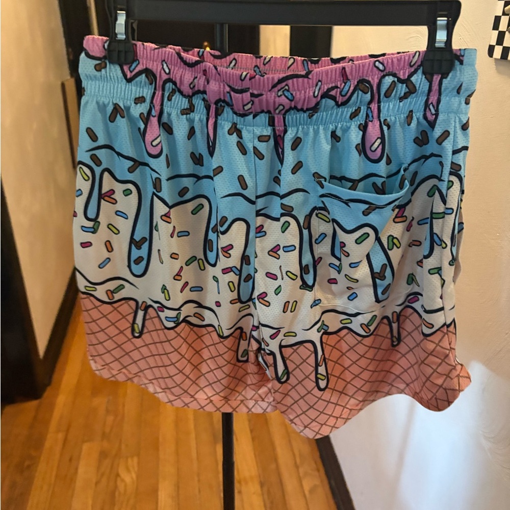 Flex Colorful Ice Cream Print shorts